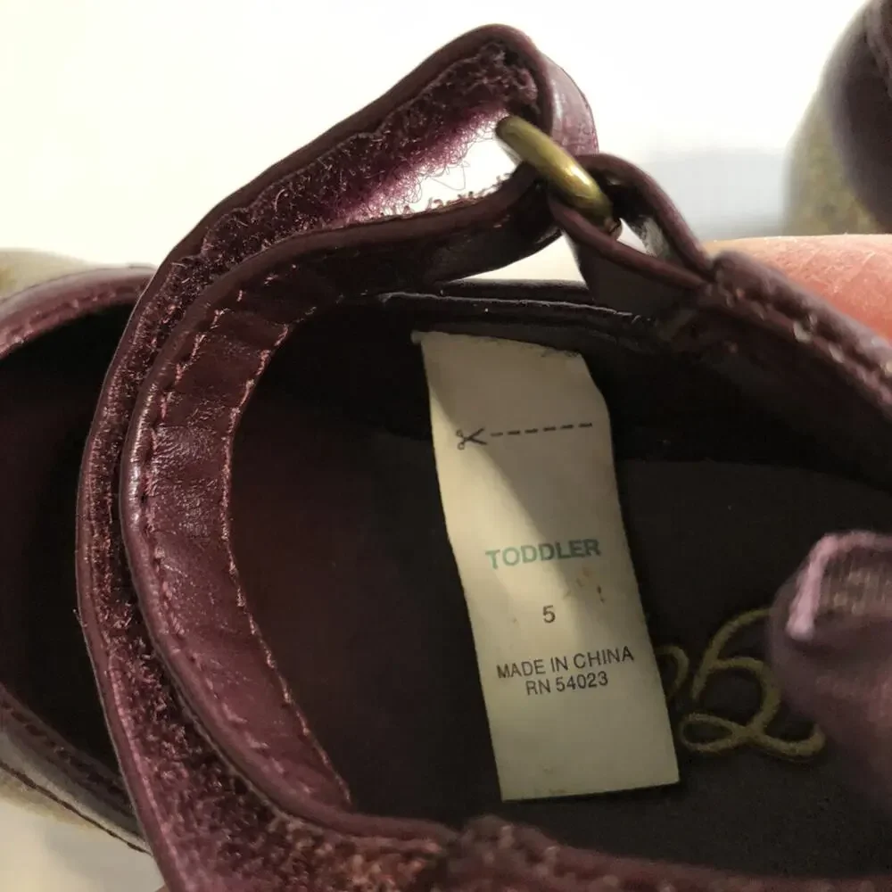 Gap Gold Glitter Mary Jane Flats Size 5